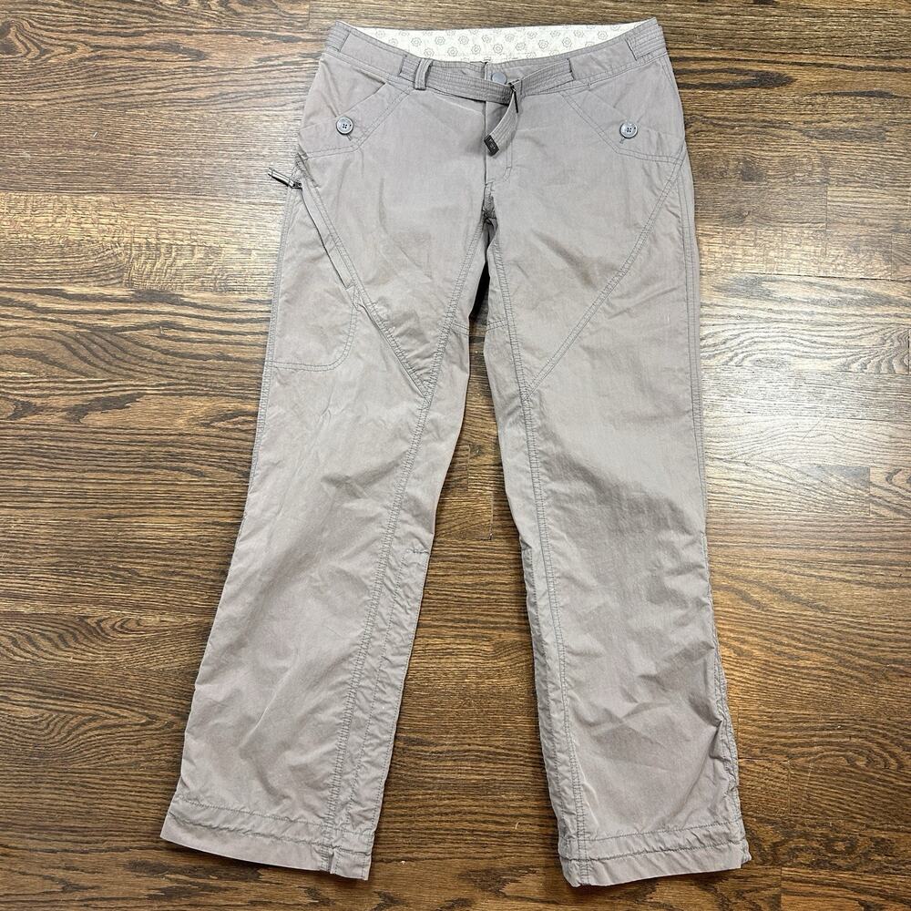 The North Face Aphrodite Pants Womens 8 Brown Hiking Travel Outdoor Lightweight